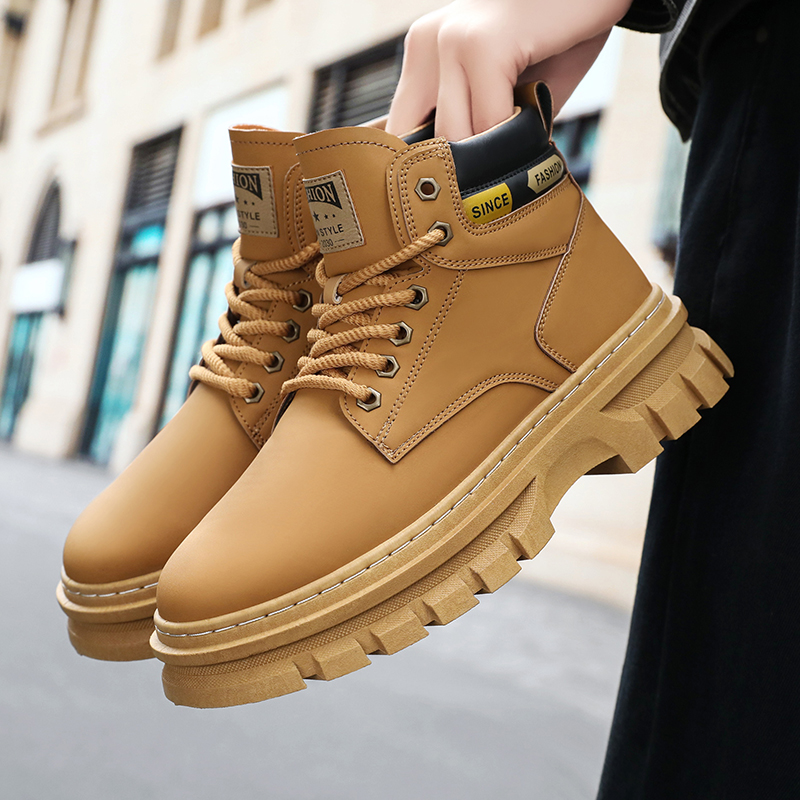 Bottes en cuir pour hommes, ch - Men'S Shoes Increase Height avis et prix