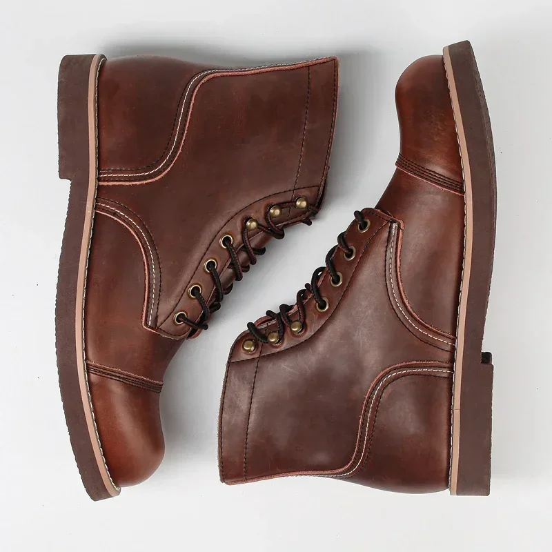 Bottes de moto en cuir de vach - Men'S Shoes Hey Dude avis et prix