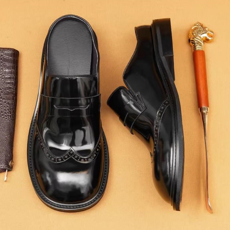 Mules formelles en cuir de vac - Men'S Shoes With Height Increase avis et prix