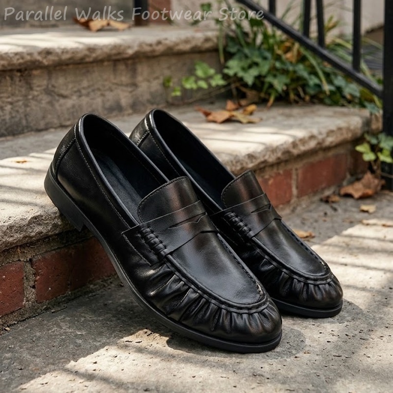 Mocassins plissés rétro pour h - Men'S Shoes Smart avis et prix