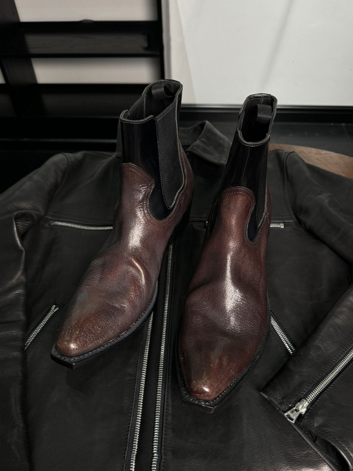 Bottines Chelsea en cuir noir  - Men'S Shoes Smart avis et prix